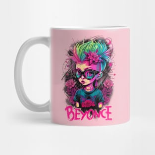 Beyond Rock Girl Vintage Mug